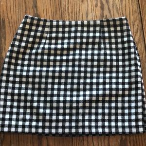 Checkerboard skirt